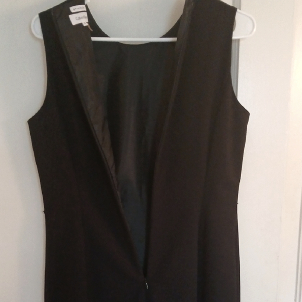 Calvin Klein Classic Black Midi Dress - Picture 10 of 12
